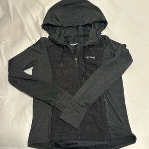 Flag Nor Fail - size S zip up hoodie, black